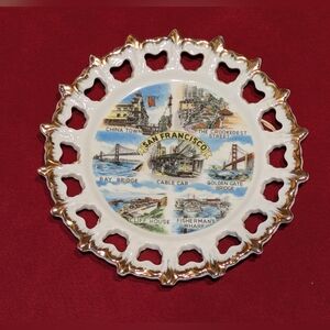San Francisco Vintage Souvenir Plate